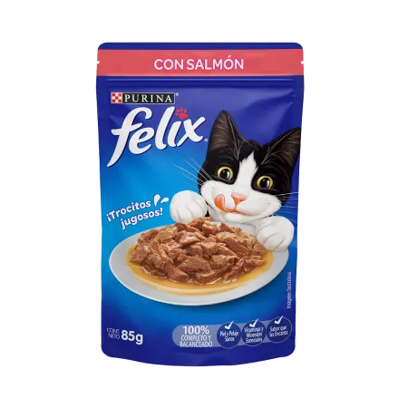 comida para gato felix classic sabor salmón