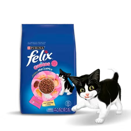 comida para gato felix gatitos megamix